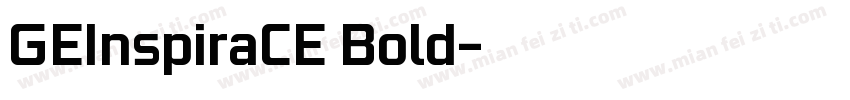 GEInspiraCE Bold字体转换